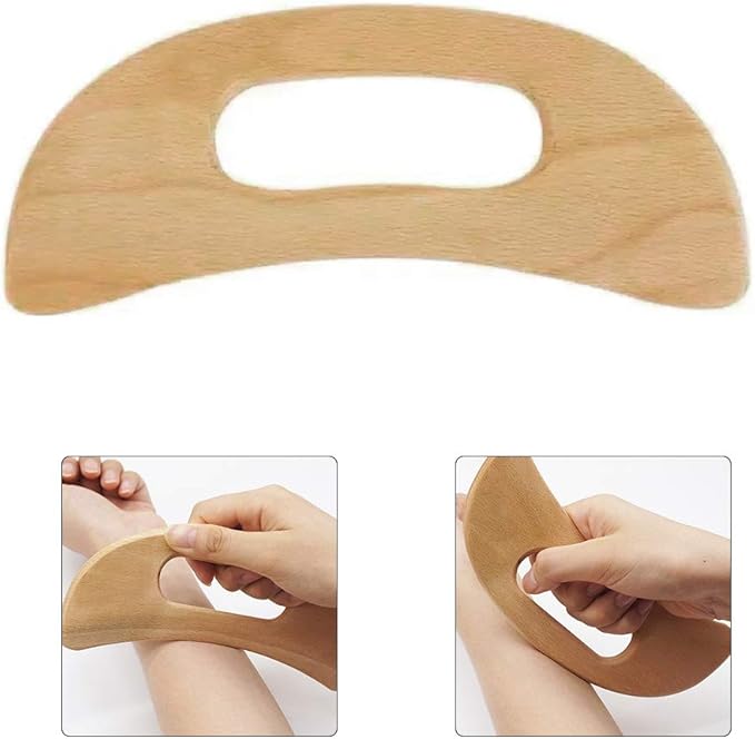 Outil de Massage en Bois Gua Sha