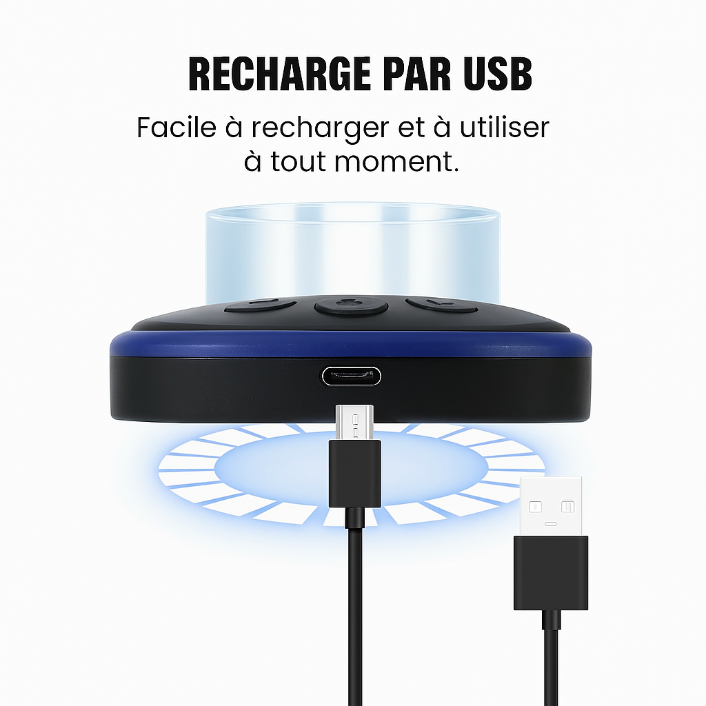 Mini Stimulateur Musculaire EMS avec 8 Modes et 19 Niveaux