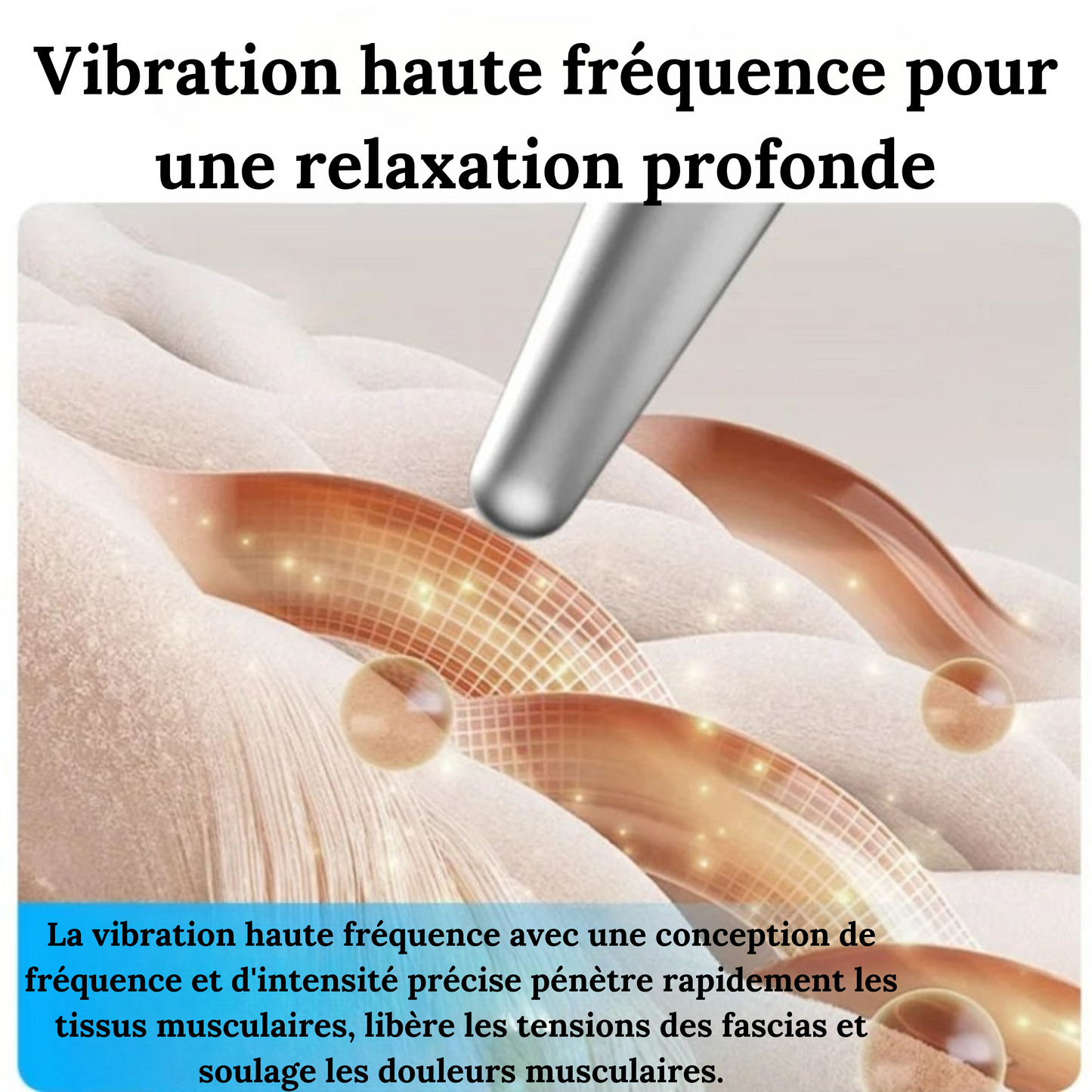 BOOSTER Stylo de Massage - Solution Professionnelle pour Douleurs Musculaires et Tendinites