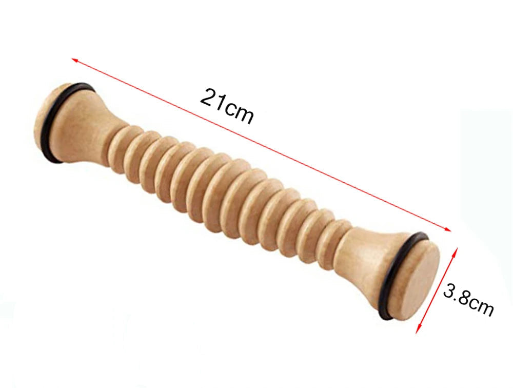 Rouleau de Massage en Bois pour Pieds