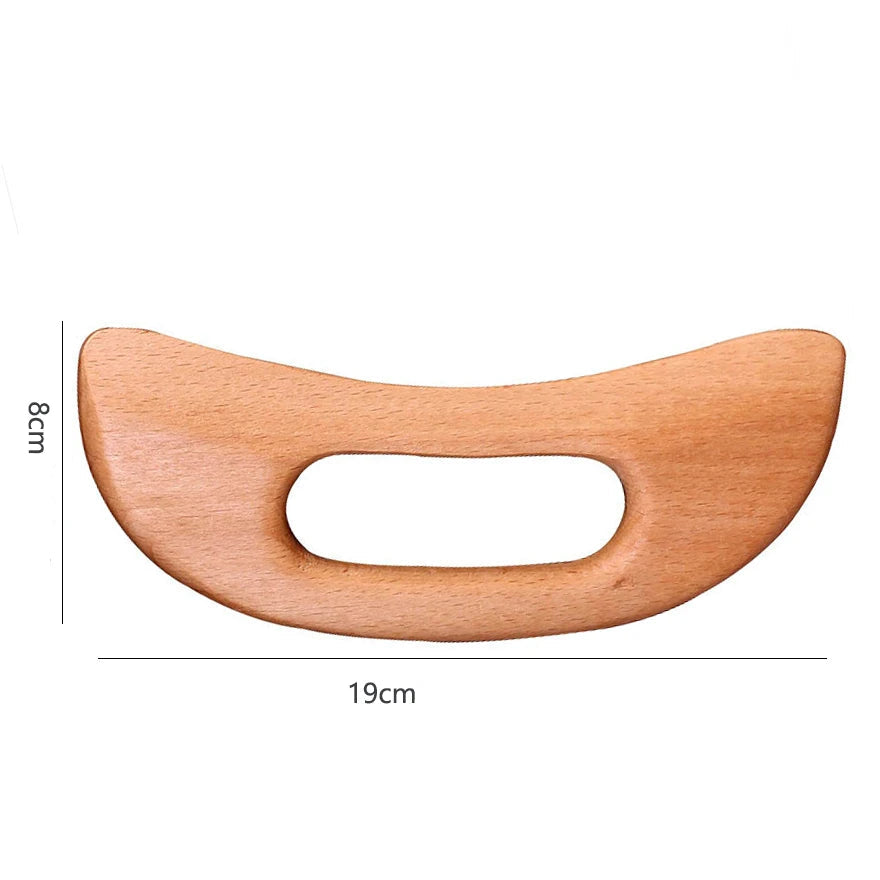 Outil de Massage en Bois Gua Sha