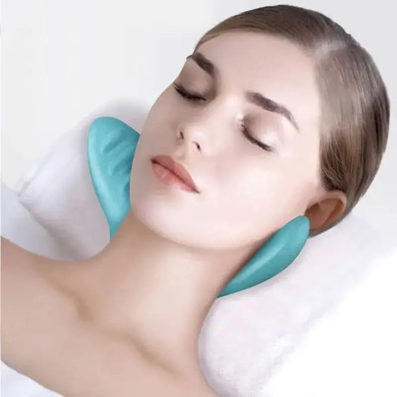 Appareil de Relaxation pour Cou et Épaules – Traction Cervicale et Massage Acupression