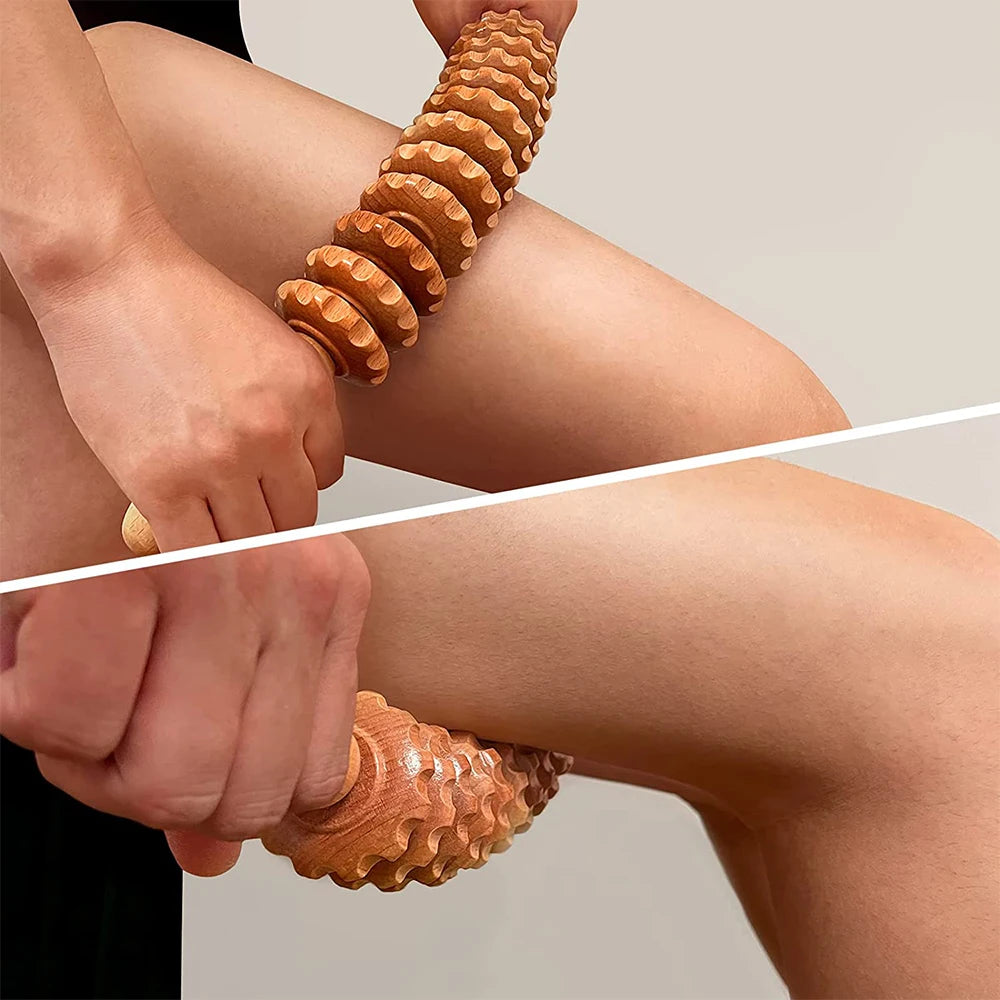 Rouleau de Massage en Bois