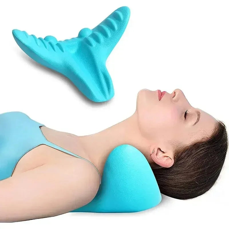 Appareil de Relaxation pour Cou et Épaules – Traction Cervicale et Massage Acupression