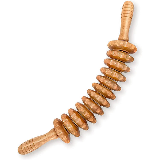 Rouleau de Massage en Bois