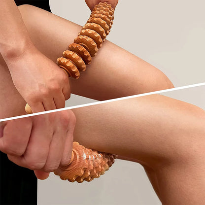 Rouleau de Massage en Bois