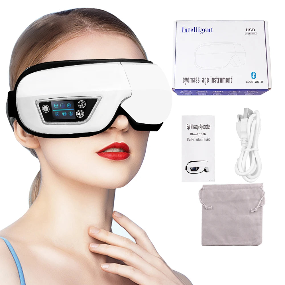 Masseur Oculaire Bluetooth Pliable : (Offre d'été)