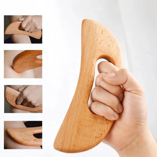 Outil de Massage en Bois Gua Sha